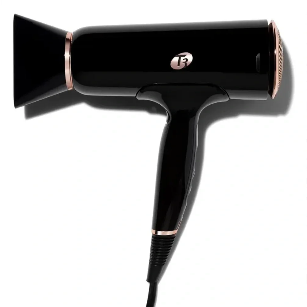 T3 Cura Luxe Professional Ionic Hair Dryer‎ with Auto Pause Sensor Black